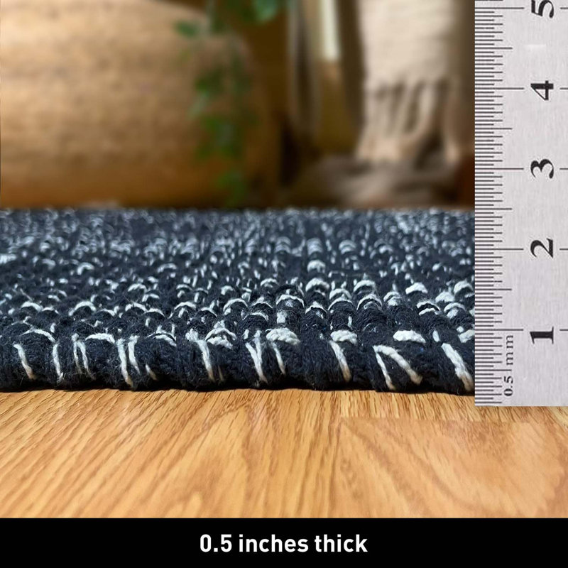 Bath Rug, 34" L x 21" W, Navy