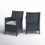 Chaise de patio avec coussins Tomosuke-27277087