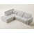 Light Beige Grey Polyester/Chenille