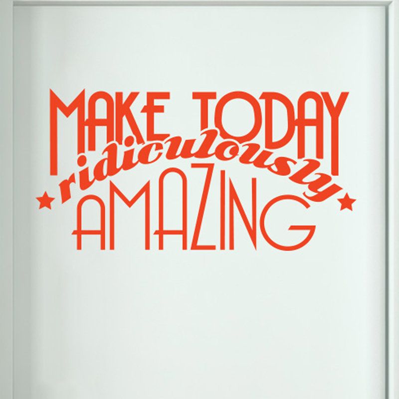 Wall Decal, Orange