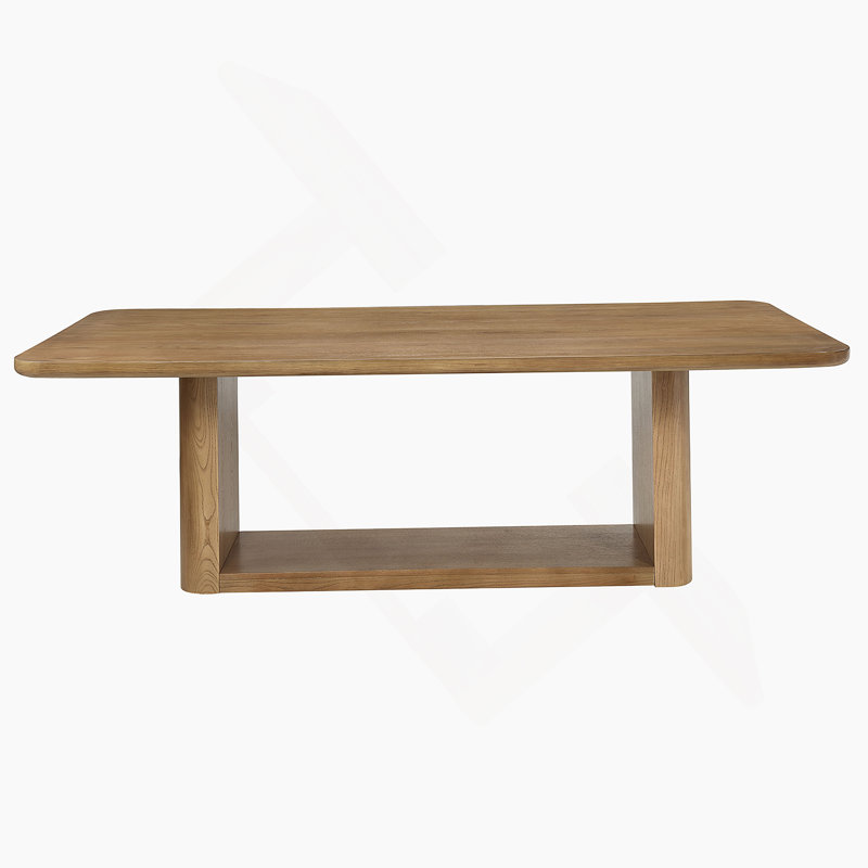 Rectangular Dining Table With Wooden Frame