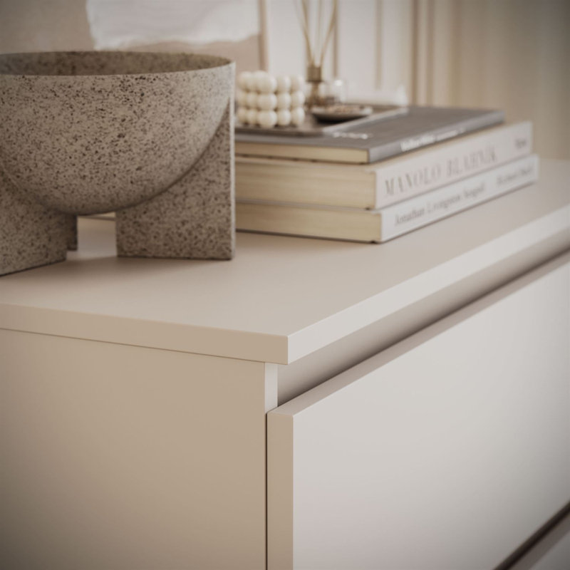 70 cm W Chest of 4 Drawers, Cashmere