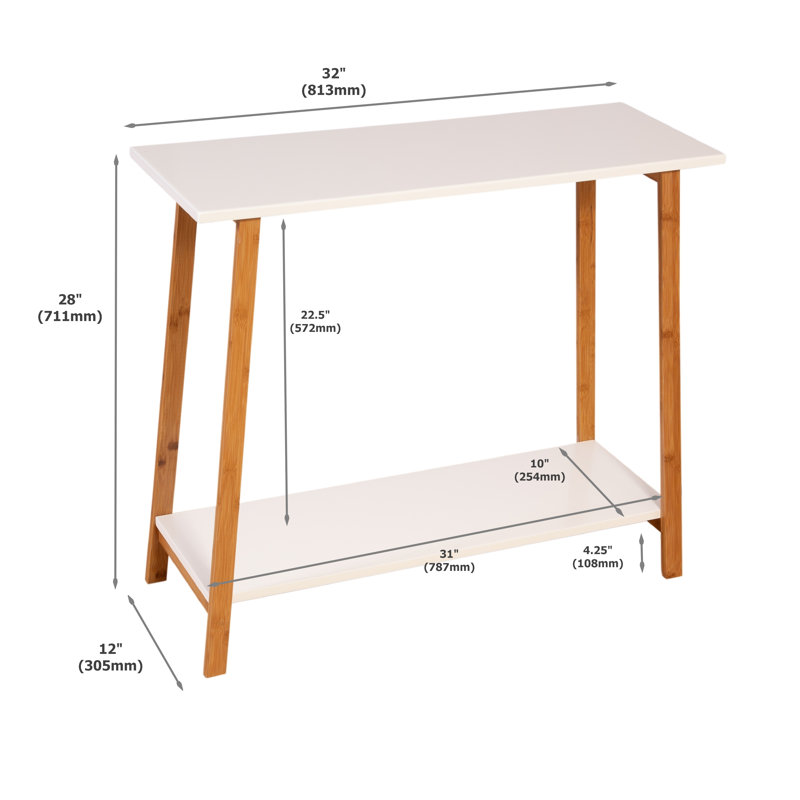 Console Alfie-Thomas, Blanc