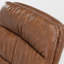 Chaise de travail rétro en similicuir brun-778236438