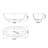 65.2" Freestanding Solid Surface Soaking Bathtub For Bathroom