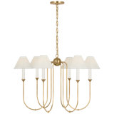 Ingela 6 - Light Metal Chandelier by Amber Lewis