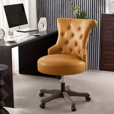 Asyra Wide Back Tufted Swivel Task Chair