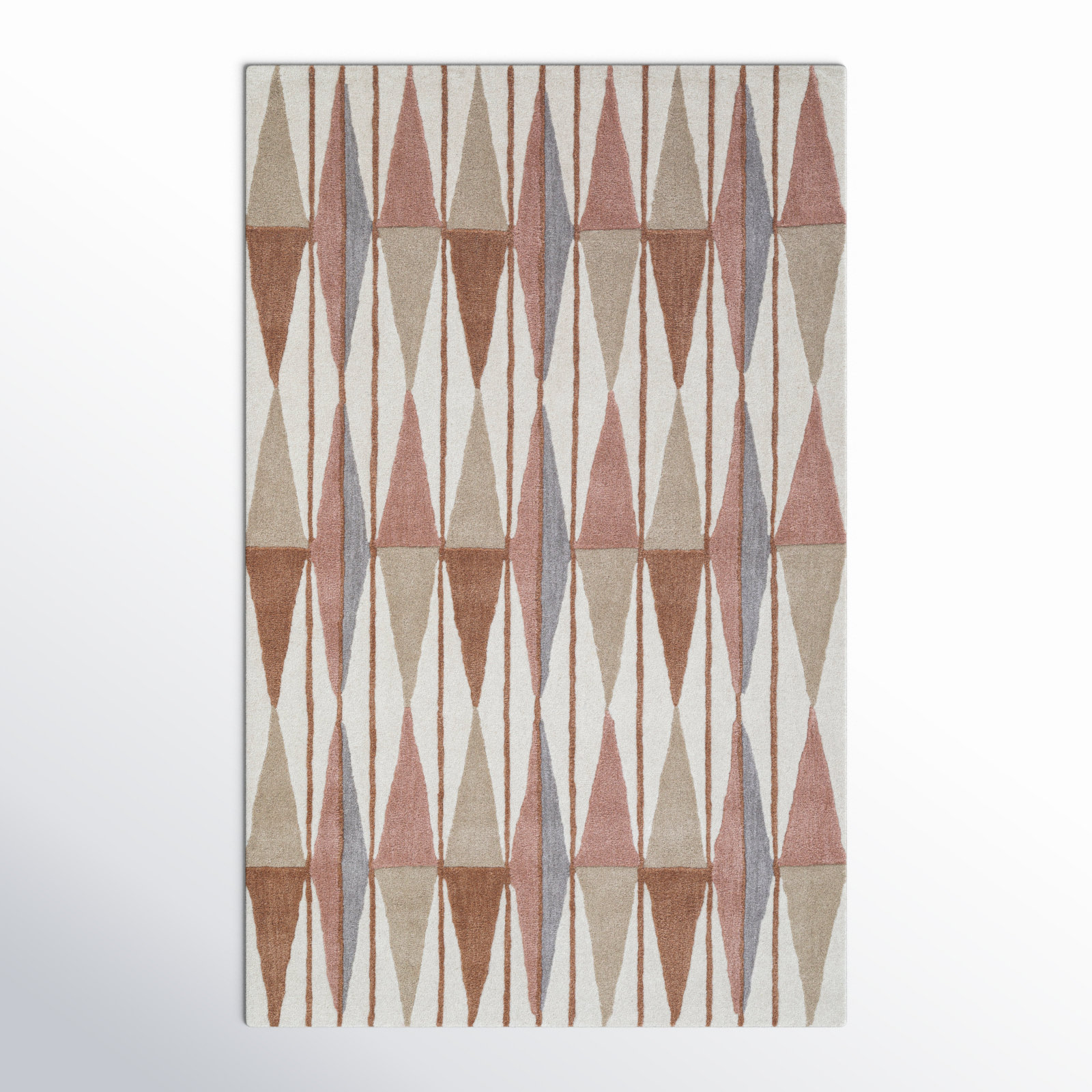 Woodcliff Hand-Tufted Geometric Rug, Rectangle 5' x 8'
