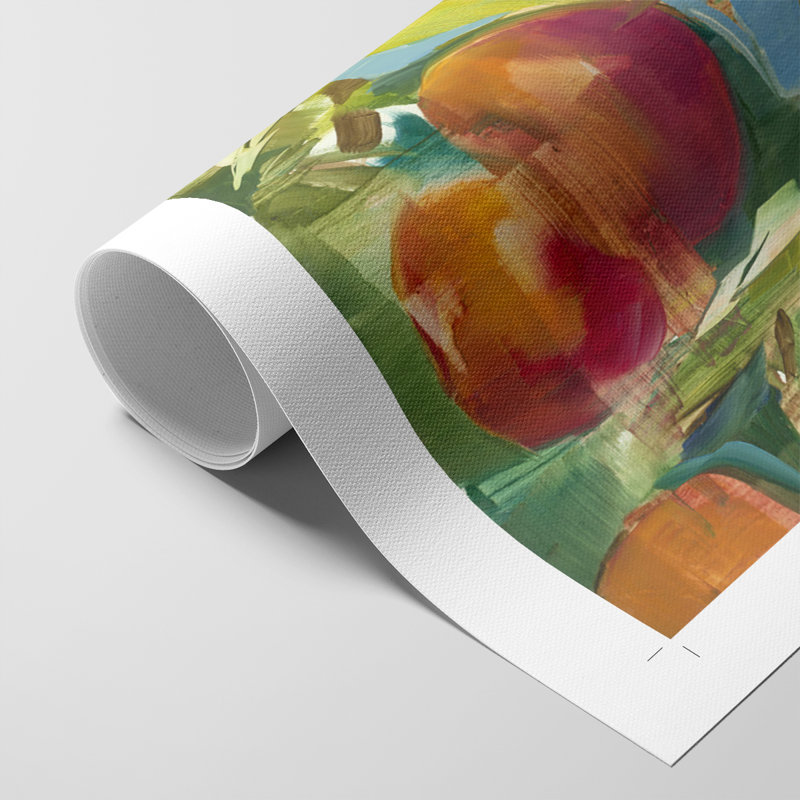 Just Peachy - Impression sur toile seulement - NON-CADRE, H 12 po x l 8 po