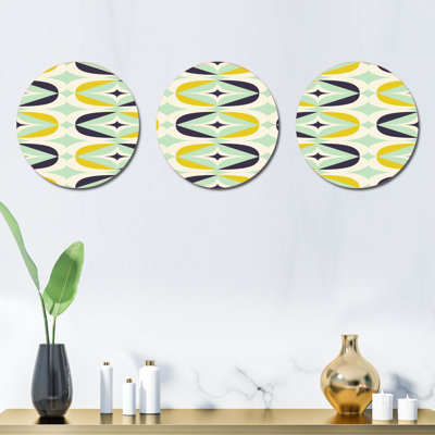 Abstract Wall Decor on Metal