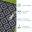 Tapis de paille en plastique à motif géométrique pour l'extérieur-1868827551