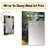 Gold Fern Whispers - Ferns Decorative Wall Mirror, Modern Mirror, Printed Metal Art-1408288739