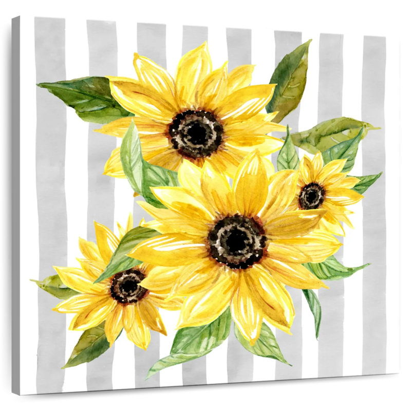 Harnek Sunflower Array I, 39" H x 39" W