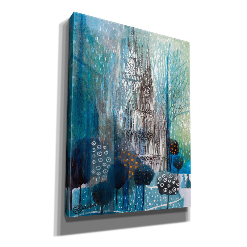 «Magic Gothic» par Oxana Zaika, art mural sur toile, H 54 po x l 40 po x P 1,5 po