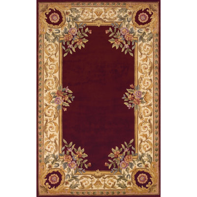 Zachary Wool Floral Indoor Rug