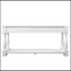 Console en bois de 63 pouces de long avec 3 tiroirs et 1 tablette inférieure pour le canapé d'entrée très facile à assembler (blanc antique)-118038258