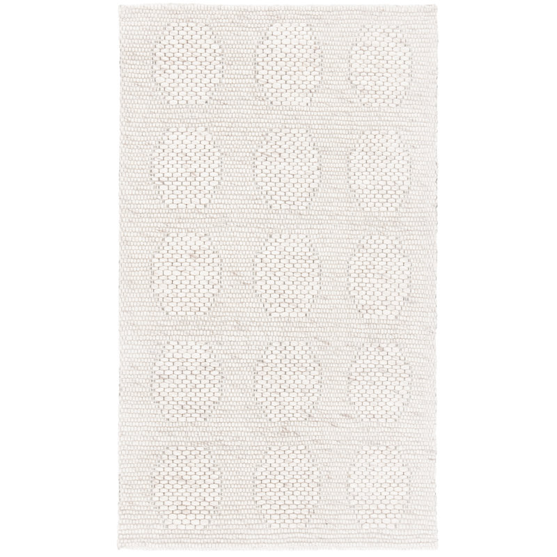 Woodring Hand Loomed Performance Solid Color Rug, Rectangle 4' x 6'