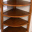 Armoire de coin en bois de noyer massif-126183780