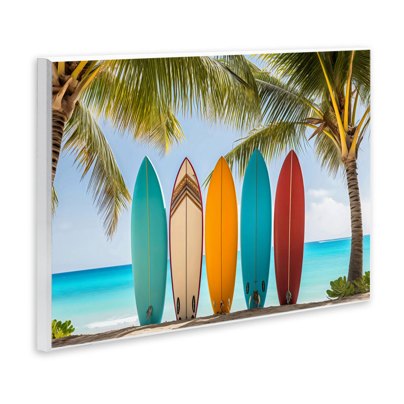Plaque murale colorée Shoreline, par LSR Design Studio, H 10 po x l 15 po
