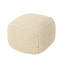 Pouf carré en coton de 20,5 po de large Corin-32821155