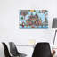 «Christmas Gingerbread Inn and Cafe» par Cheryl Bartley, impression sur toile tendue-55901731