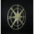 Nautical indoor outdoor compass rose metal wall sculpture, distressed antique bone white — 20.5 in. dia., 1 in. deep