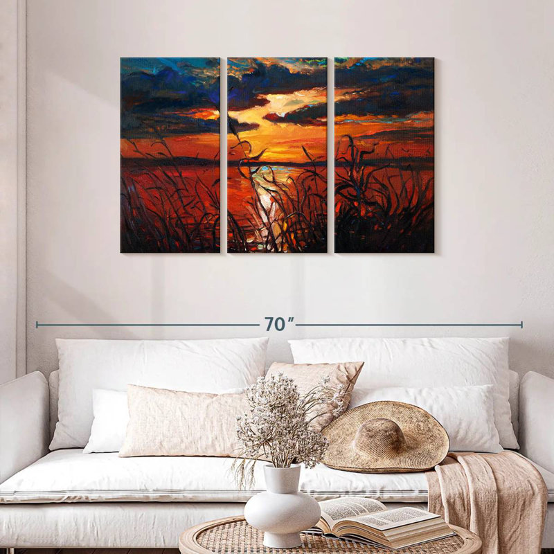 Gillard Dark Sunset, 28" H x 45" W