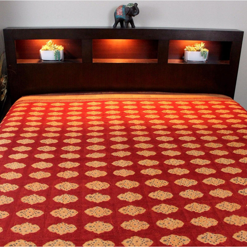 Cotton Geometric Shapes Duvet Cover, King Duvet Cover