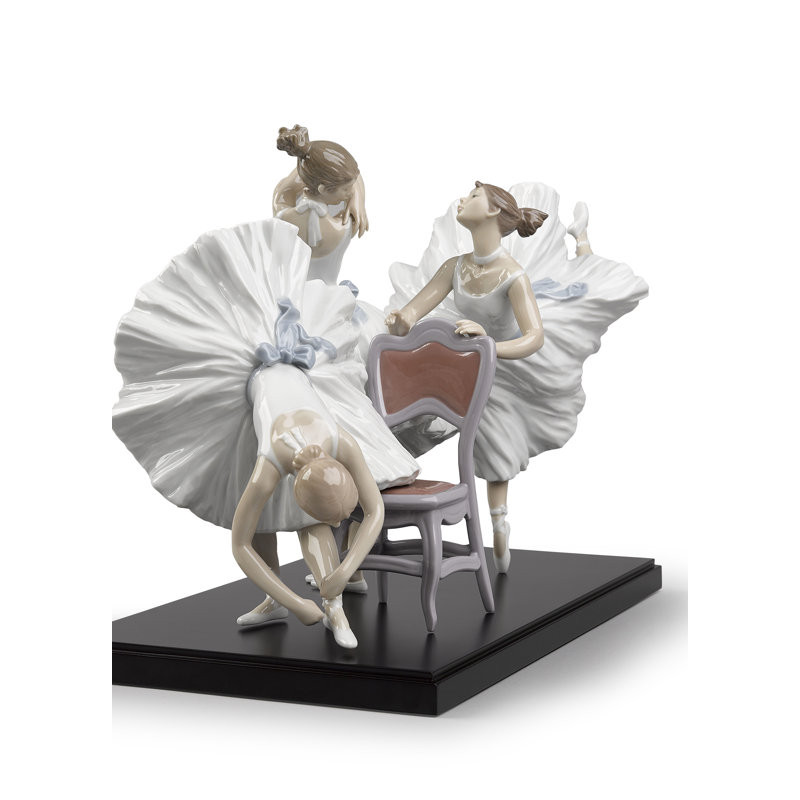 Figurine de ballet dans les coulisses