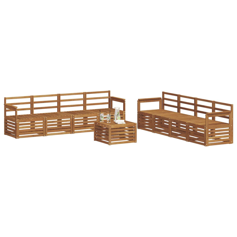 249cm Wide Patio Sectional Set