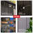 7 ft. W x 7 ft. D Resin Storage Shed