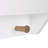 RiverRidge Kids Catch-All Wall Bookshelf with 2 Toy Storage Cubbies and 3 Wooden Hooks for Playroom, Nursery, and Reading Nook - White