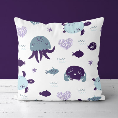 Housse de coussin carrée Under the Sea