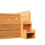 Lit en bois avec lumière DEL et tiroirs de rangement Reynes-120886907