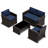 4 Pieces Seating Set With Cushion-1385042641