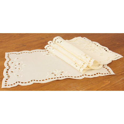 Wendt Polyester Embroidered Rectangle Placemat