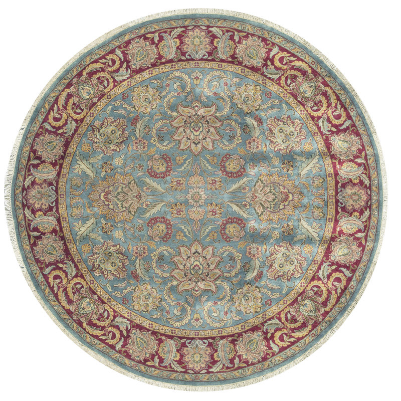 Wool Floral Area Rug