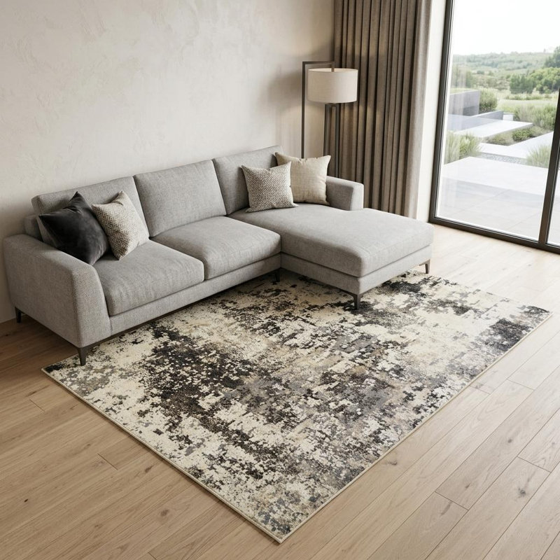 Clida Abstract Rug, Rectangle 9'2" x 12'6"