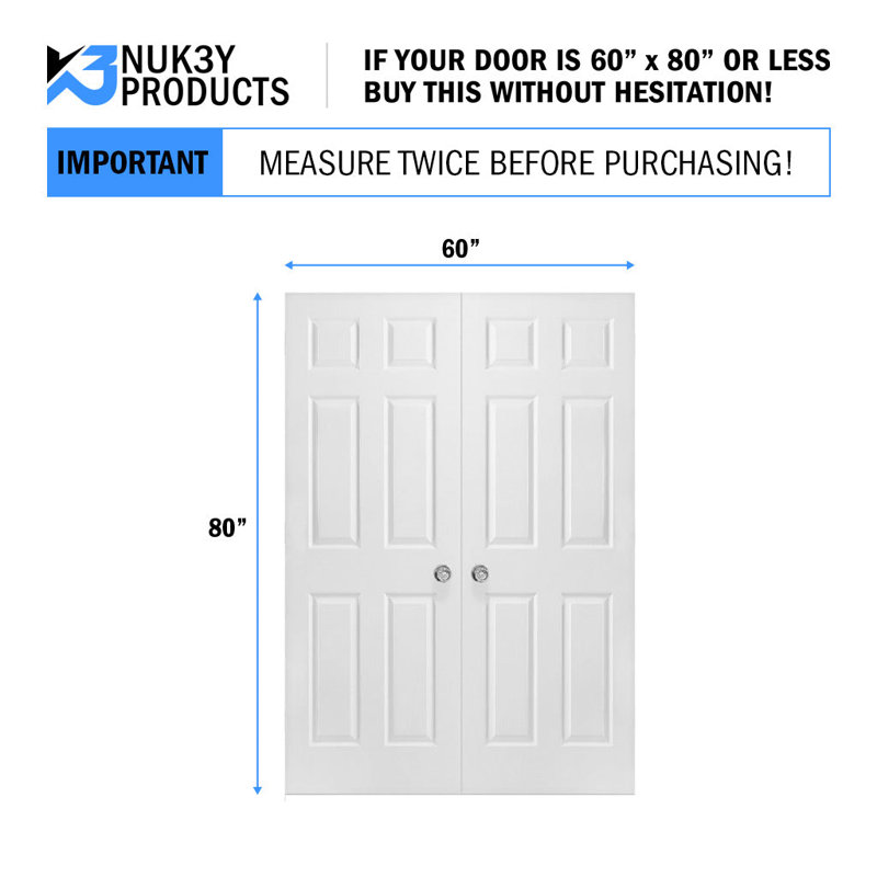 Magnetic Screen Shutter/Door Accessory, 81" H x 62" W x 1" D