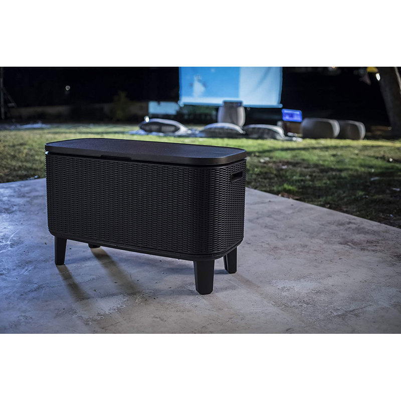 Keter Bevy Bar Cocktail Table - Anthracite/grey