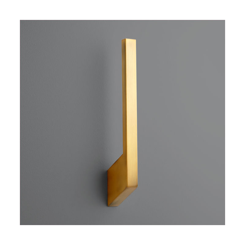 Plafonnier encastré 1 lumière Carrico, Laiton vieilli