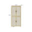Armoire à 4 portes, avec 4 tablettes intérieures réglables, armoire de rangement