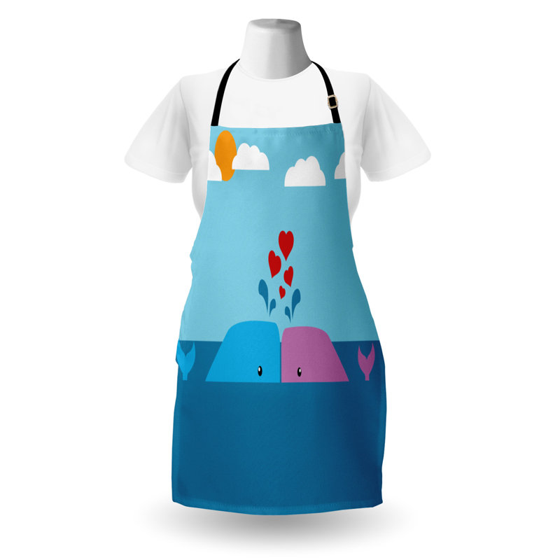 No Pattern Bib Apron