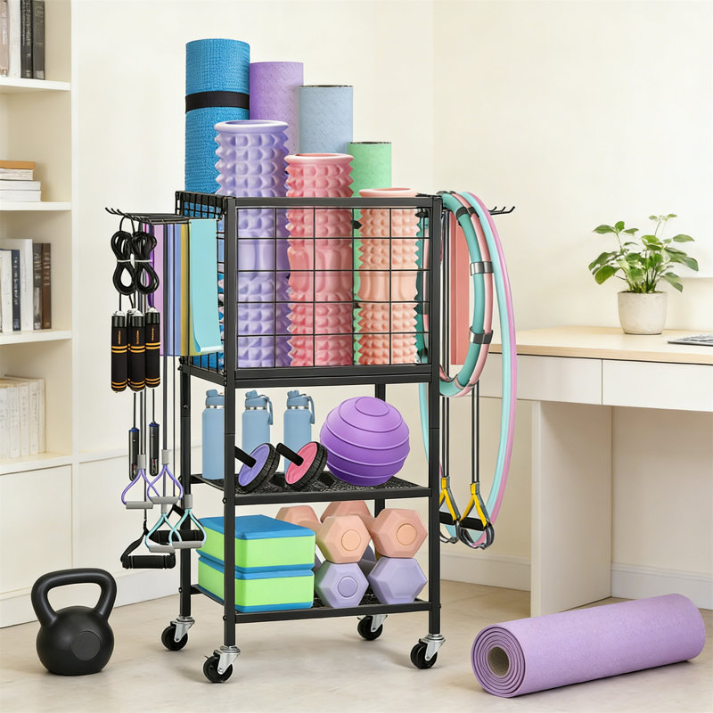 Steel Sports Rack, Black