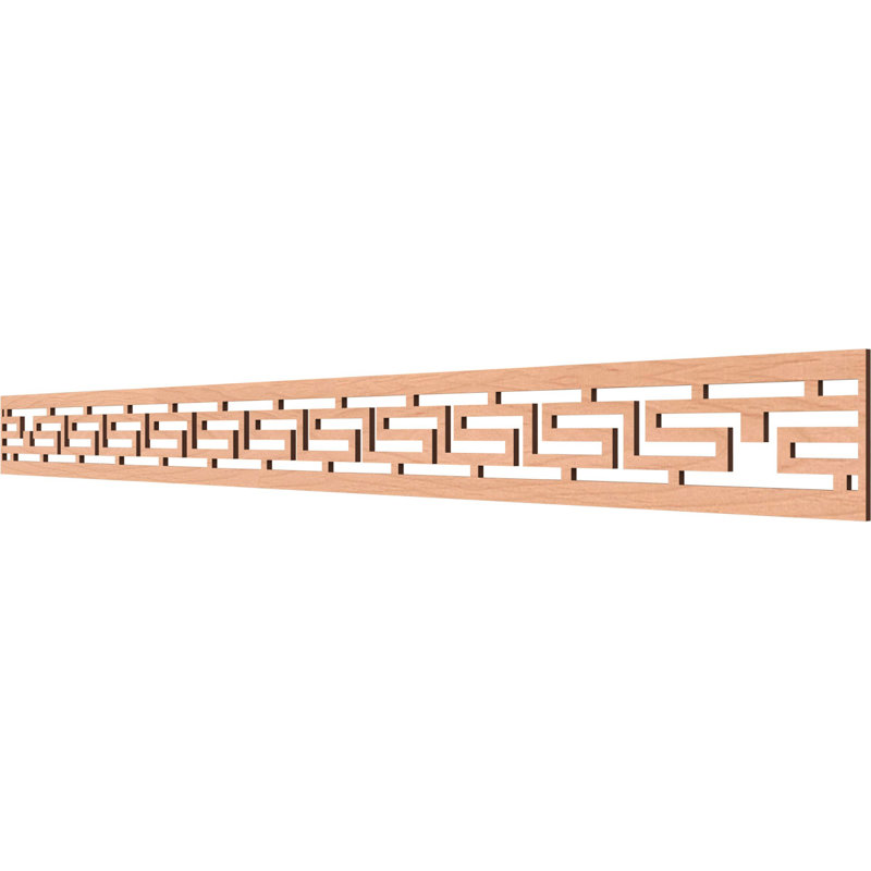 Moulure de panneau H T, H 4 po x l 46,375 po x P 0,25 po, Aulne