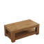 Une table basse moderne et pratique en bois naturel. La table basse à double couche est fabriquée en panneau de fibres à densité moyenne. Convient au salon, à la chambre à coucher et au bureau-862830502