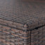 Ensemble de conversation 11 pièces en osier de patio, ensemble modulaire de patio 10 places avec 3 boîtes de rangement sous le siège