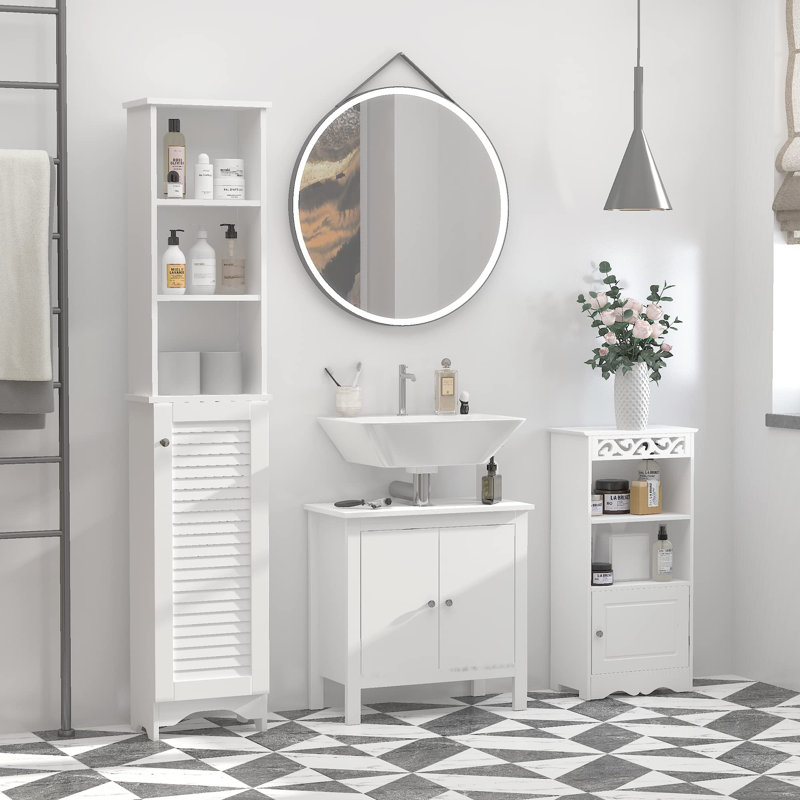 Neely Badezimmer Hochschrank Mit Höhenverstellbarem Regal