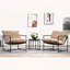 Fauteuil d'appoint inclinable élégant en velours moderne avec structure en métal-130219765