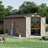 Large Outdoor Metal Storage Shed-112197374